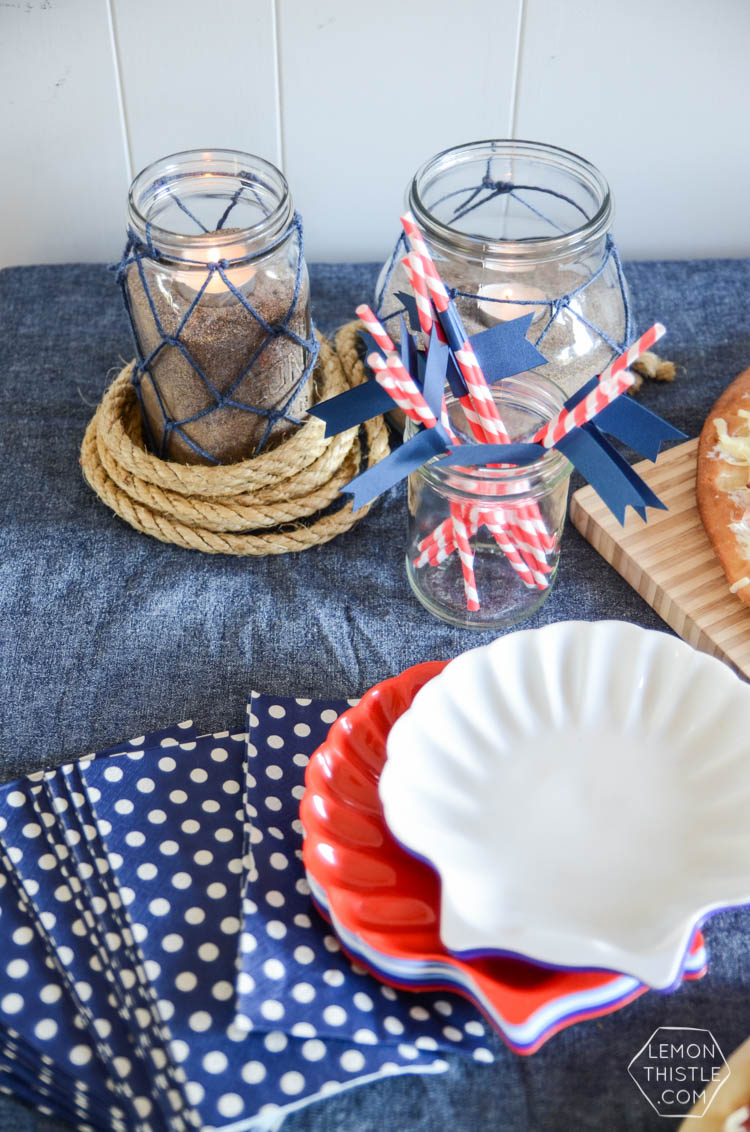 Simple Nautical Baby Shower Decorations