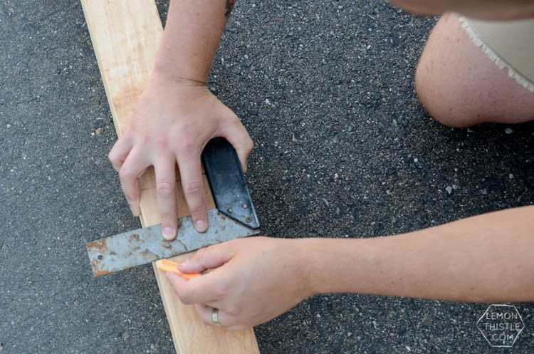 DIY X Leg Patio Table with Pipe Trestle