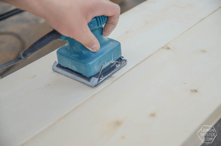 DIY X Leg Patio Table with Pipe Trestle