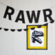DIY Modern Lettered Garland- awesome for a party or for a kids room!