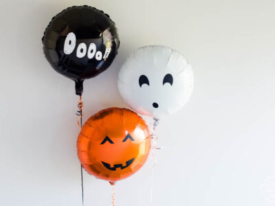 DIY Spooky Foil Balloons for Halloween