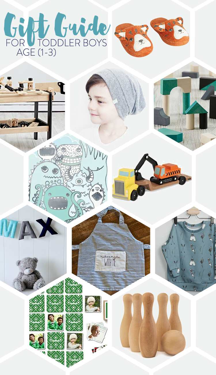 Gift Guide for Toddler Boys age 1-3 to make holiday shopping easy!