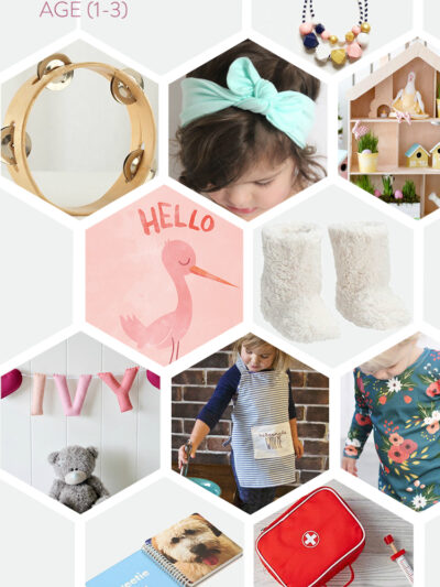 Gift Guide for Toddler Girls age 1-3 to make holiday shopping easy!