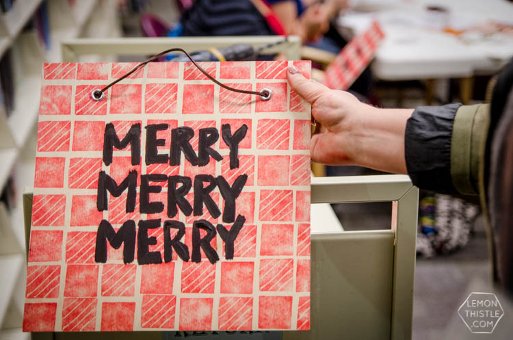 DIY Buffalo Check Plywood Holiday Sign