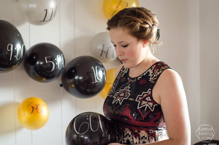 DIY Balloon Memory Wall for New Years Eve!
