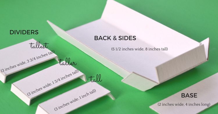 DIY Decoupage Desktop Calendar