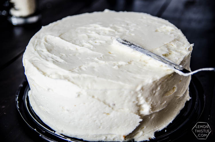 DIY Winter Scene Cake Makeover- perfect for the holidays!