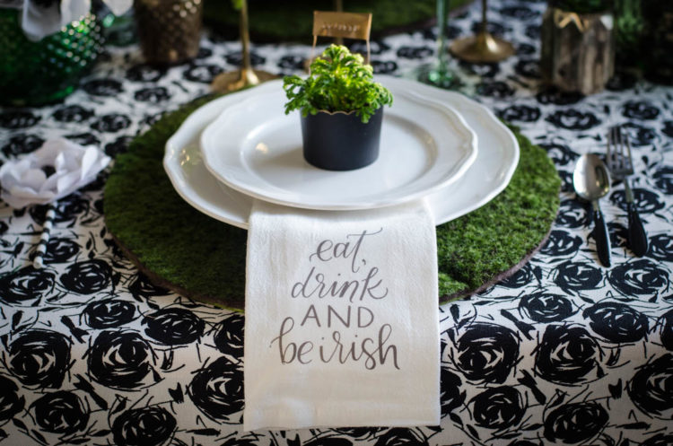 DIY your way to a classy Saint Patrick's Day Party!