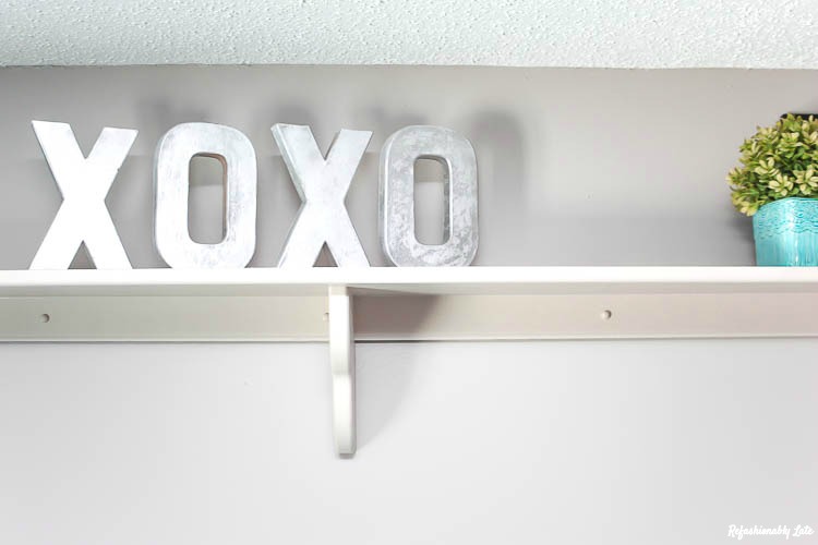 DIY Faux Metal Letters- such a classy decoration!