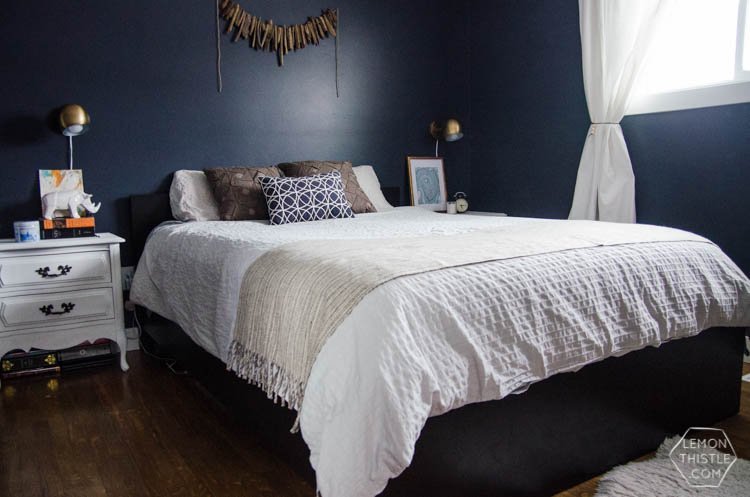 Moody Boho Bedroom Update (and chalk spraypainted dressers!)