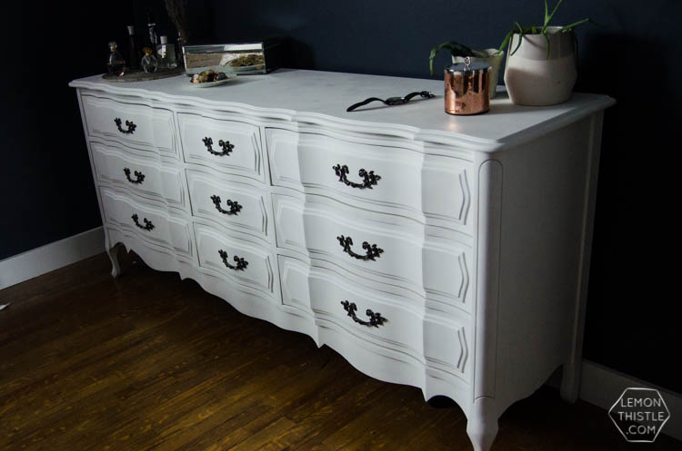 Moody Boho Bedroom Update (and chalk spraypainted dressers!)