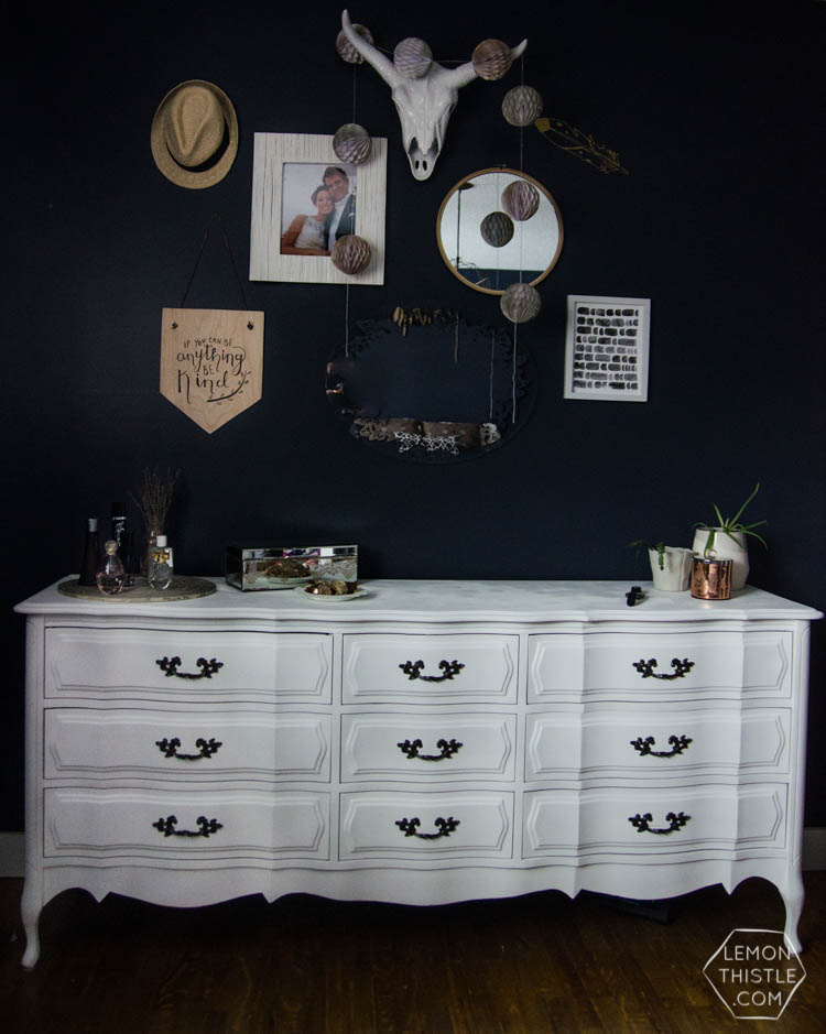 Moody Bedroom Update And Chalk Paint Dressers Lemon Thistle