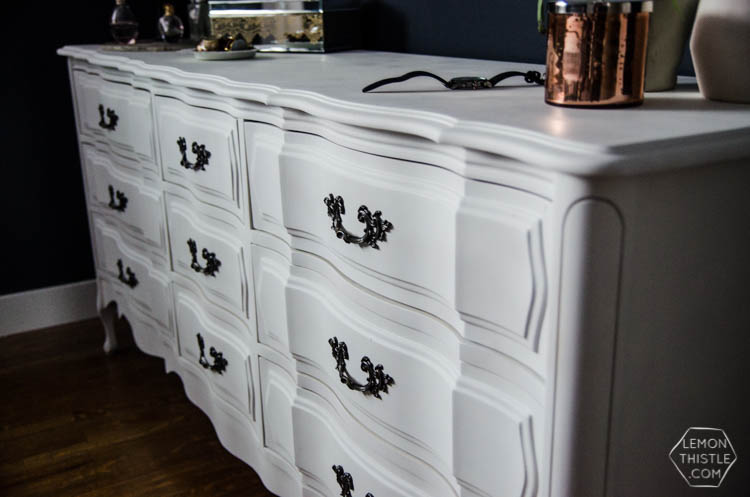 Moody Boho Bedroom Update (and chalk spraypainted dressers!)