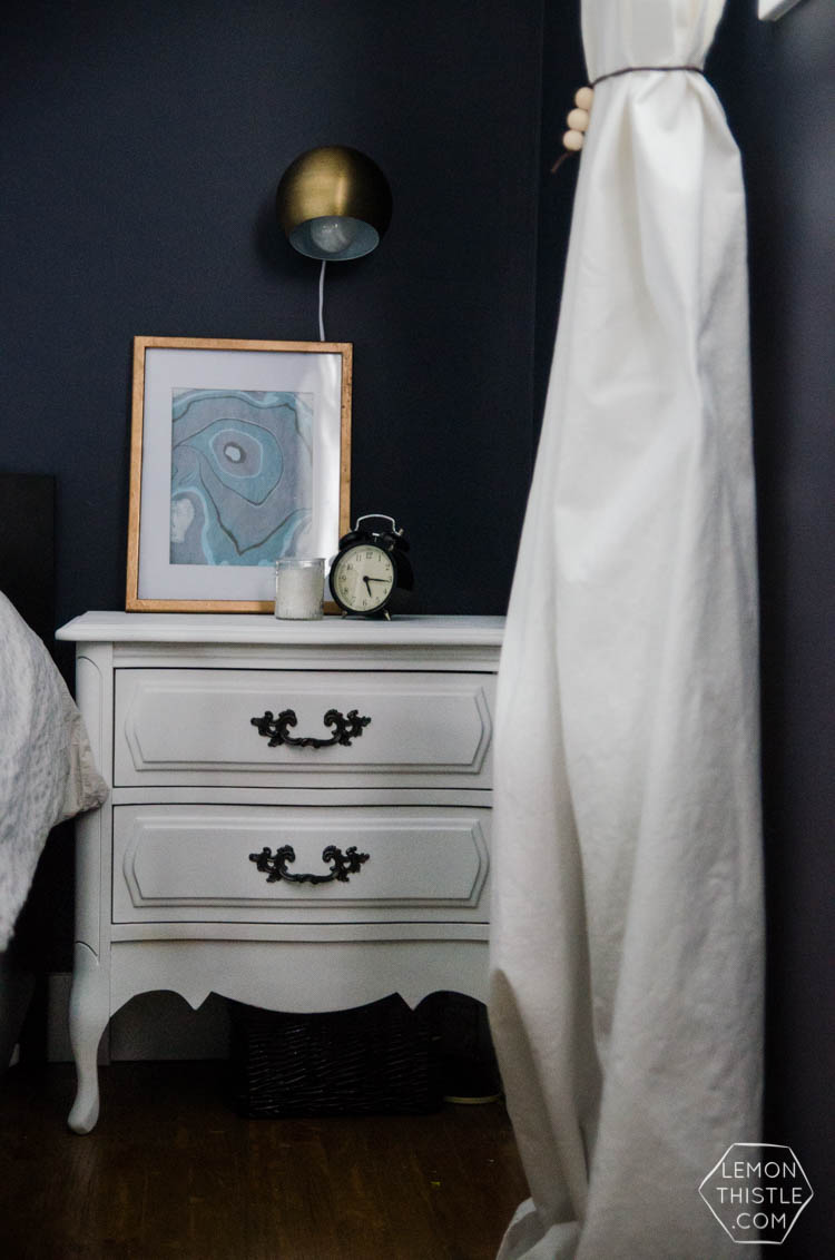 Moody Boho Bedroom Update (and chalk spraypainted dressers!)