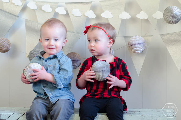 DIY Metallic Mini Honeycomb Garland- so fun for a party or just home decor!