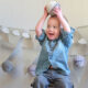 DIY Metallic Mini Honeycomb Garland- so fun for a party or just home decor!