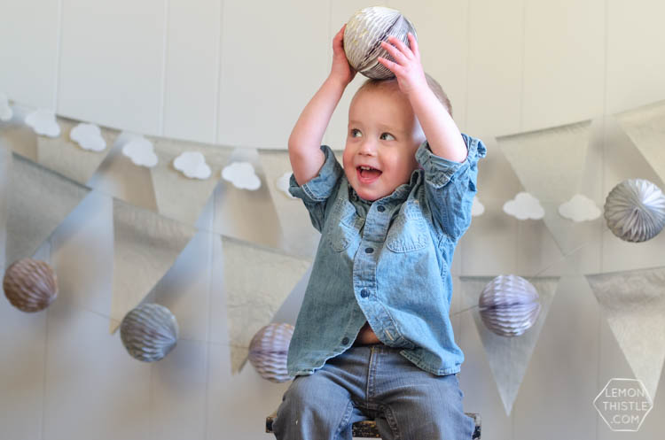 DIY Metallic Mini Honeycomb Garland- so fun for a party or just home decor!