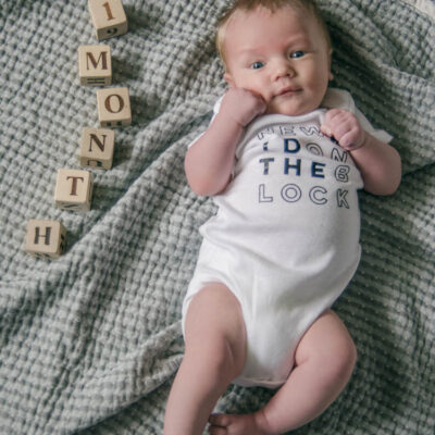 DIY New Kid on the Block Onesie with free printable design
