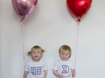DIY XO T-Shirts... how fun are these to make for valentine's day!? Plus- it's a free printable design
