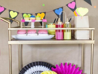 A DIY Neon Valentines Day Party- so fun!!