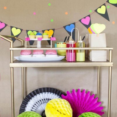 A DIY Neon Valentines Day Party- so fun!!