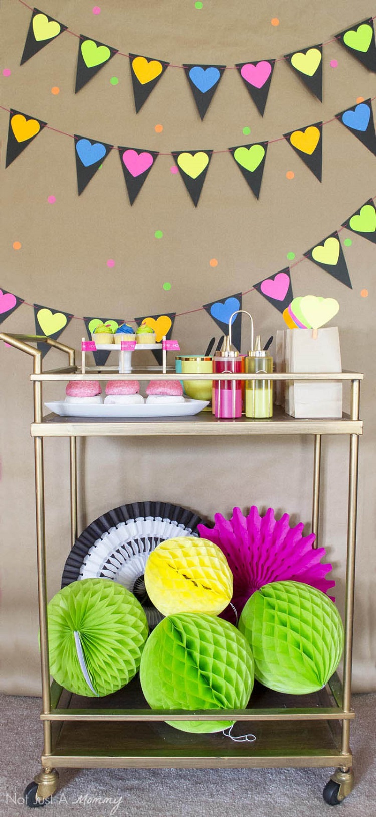 A DIY Neon Valentines Day Party- so fun!!