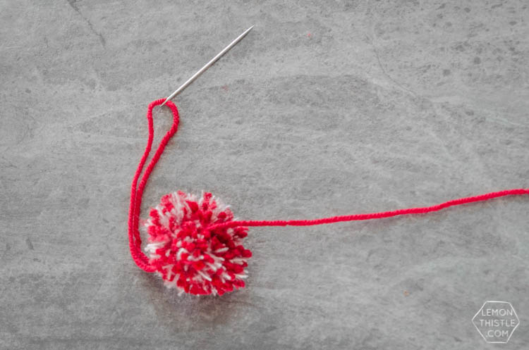 DIY Bunny Tail Tea Towel... isn't this adorable?! I love the pom pom