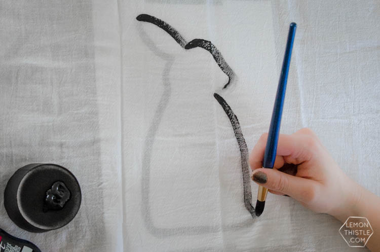 DIY Bunny Tail Tea Towel... isn't this adorable?! I love the pom pom