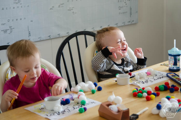 Free Printable Easter Lamb Activity Sheet and Tips for Crafting with Toddlers... stress free! I so need those tips!