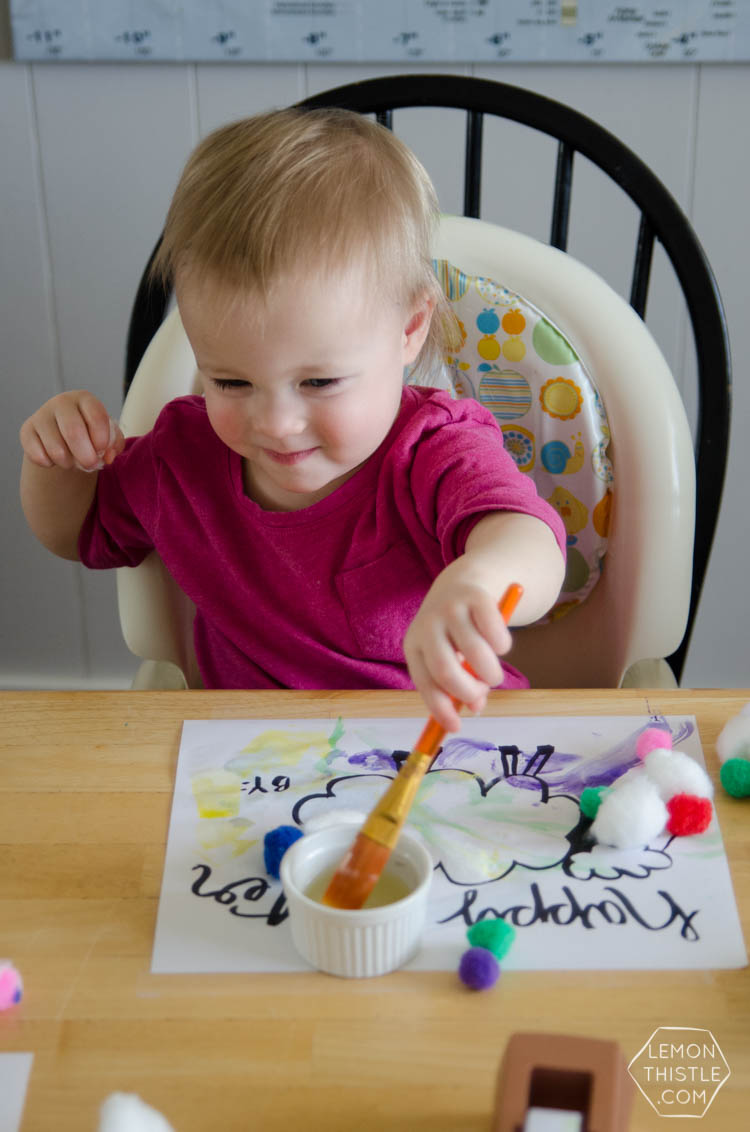 Free Printable Easter Lamb Activity Sheet and Tips for Crafting with Toddlers... stress free! I so need those tips!