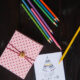 DIY Mini Colouring Sheet Kit- so fun to take along in your purse or on trips!