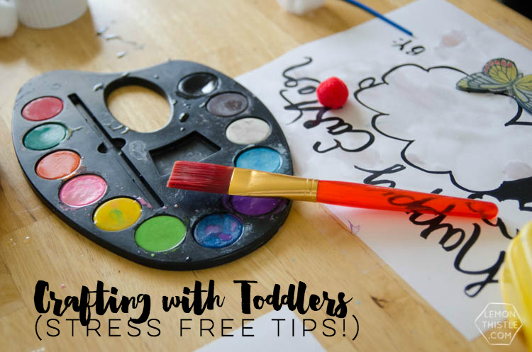 Free Printable Easter Lamb Activity Sheet and Tips for Crafting with Toddlers... stress free! I so need those tips!