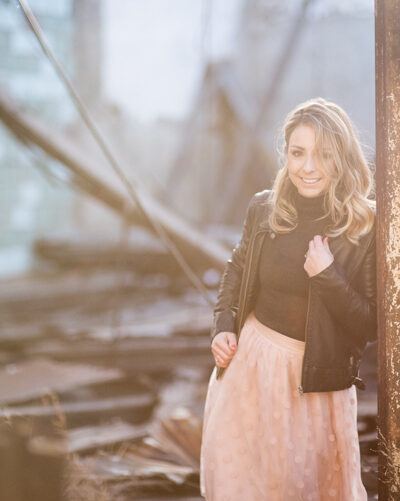 Get in front of the camera! I love this shot by Troi Crombie of a busy working mama