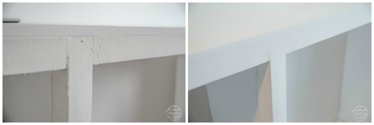 Assembly custom built in shelving unit- click through for full tutorial