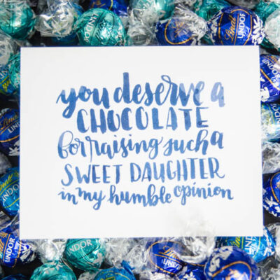 I love these cheeky fathers day cards! Perfect for the dad who loves his chocolate