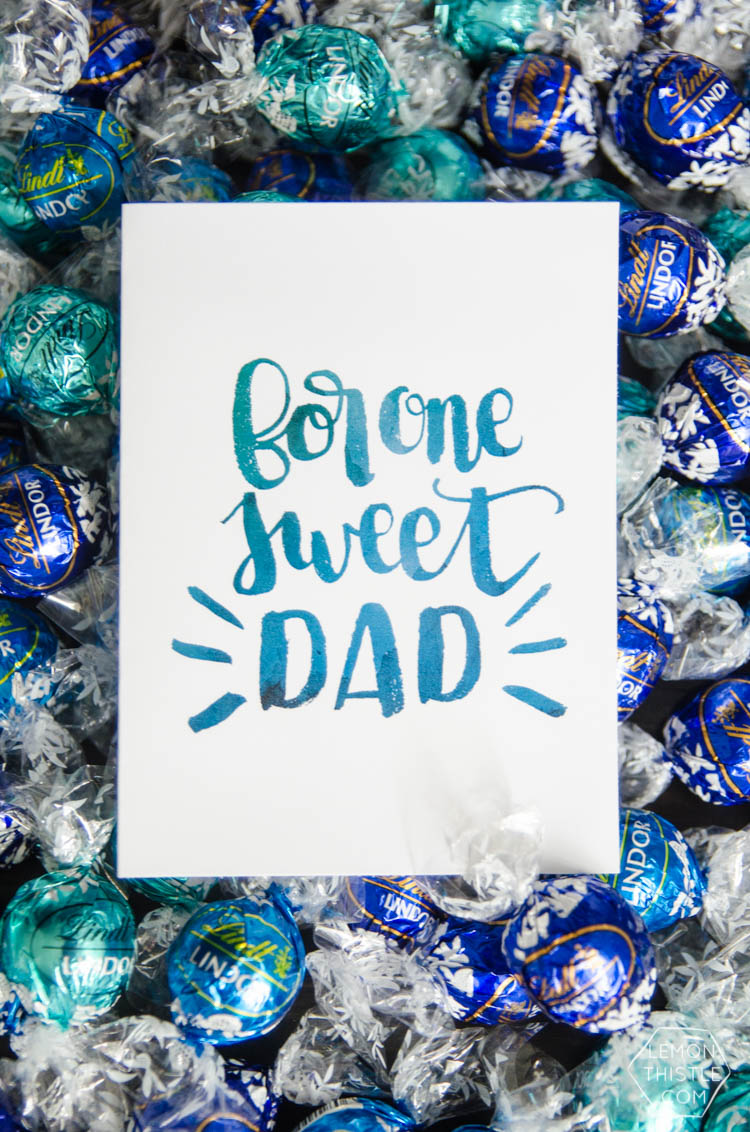 I love these cheeky fathers day cards! Perfect for the dad who loves his chocolate