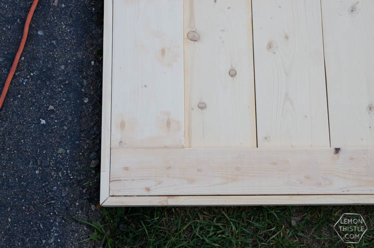 DIY Framed Wood Plank Twin Beds with detailed how-to instructions and measurements... I love these! Kids could grow with them