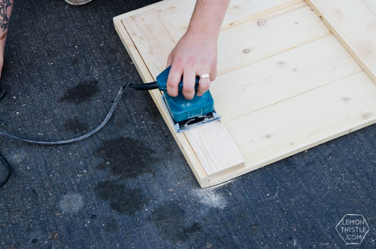 DIY Framed Wood Plank Twin Beds with detailed how-to instructions and measurements... I love these! Kids could grow with them