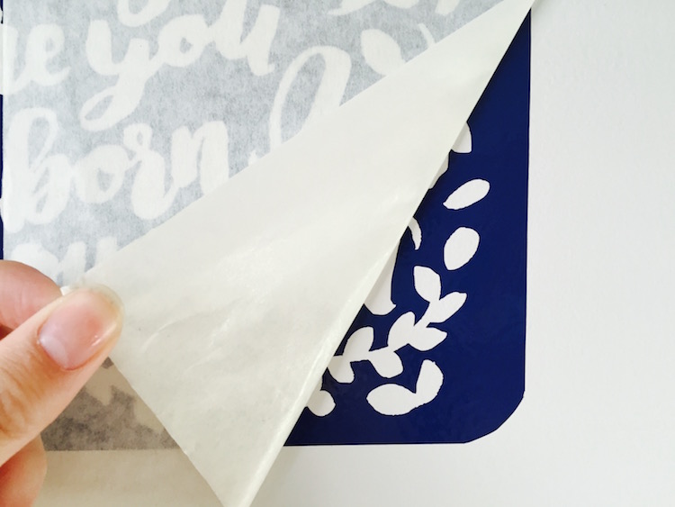 DIY Reverse Vinyl Quotes (and design!) - Lemon Thistle