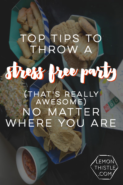 I love these practical tips to make party throwing simple and stress free!