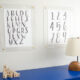 DIY brass and acrylic floating frames- for a fraction of the cost! So modern, I love it!