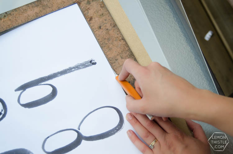 DIY brass and acrylic floating frames- for a fraction of the cost! So modern, I love it!