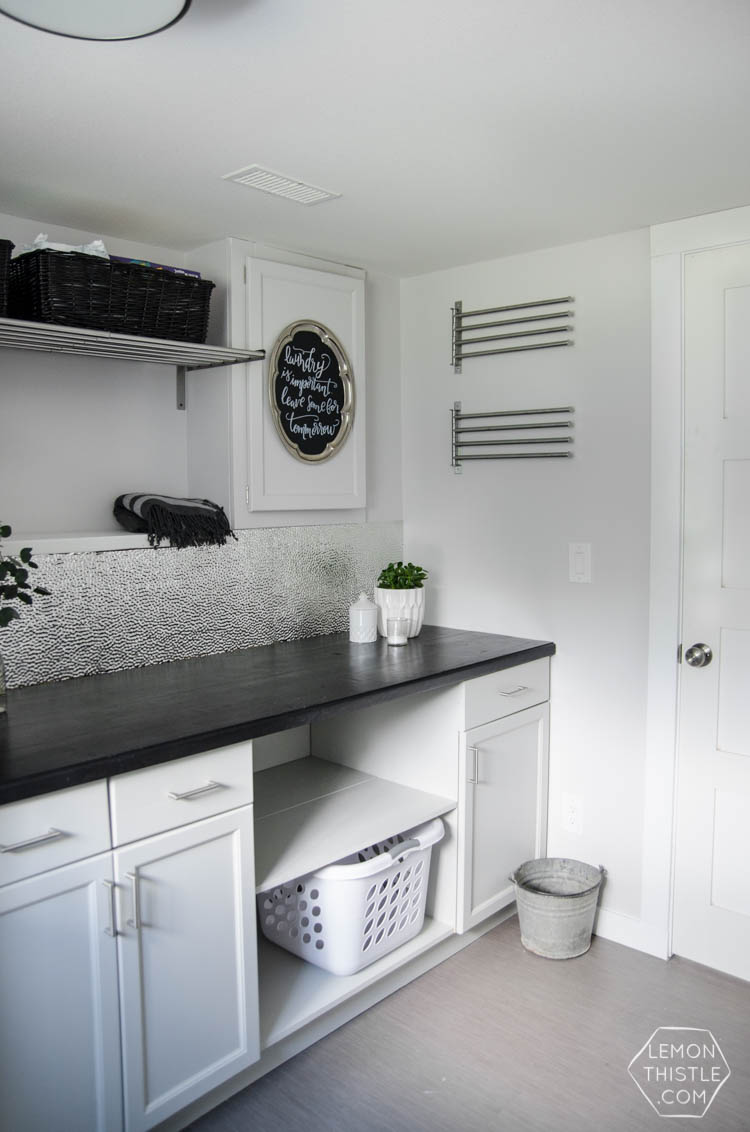 A Laundry Room Makeover Top To Bottom Lemon Thistle