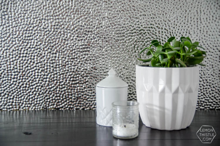 I love this laundry room makeover! I can't believe those countertops are WOOD!