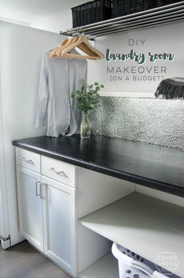 A Laundry Room Makeover Top To Bottom Lemon Thistle