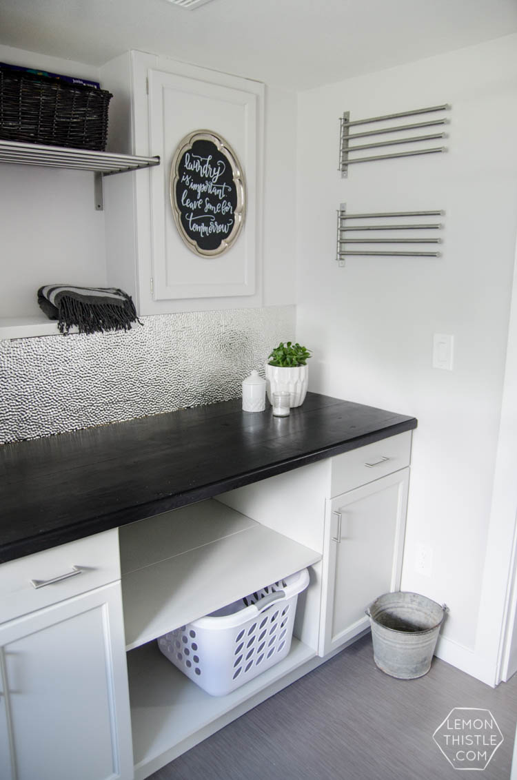 A Laundry Room Makeover Top To Bottom Lemon Thistle