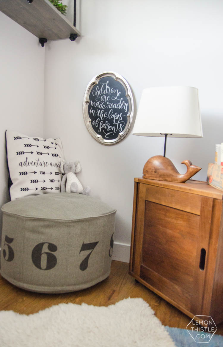 DIY Antique Silver Chalkboard... how pretty is this!