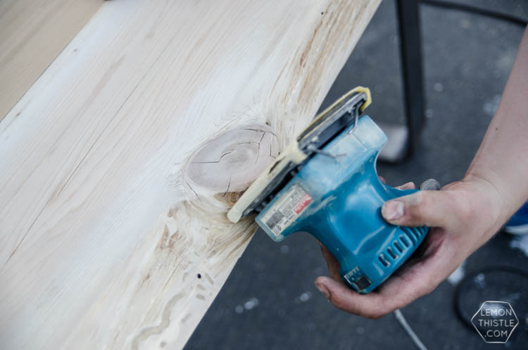 DIY Live Edge Wood Dining Room Table with Steel Legs... uhhhhm love this! So modern but rustic