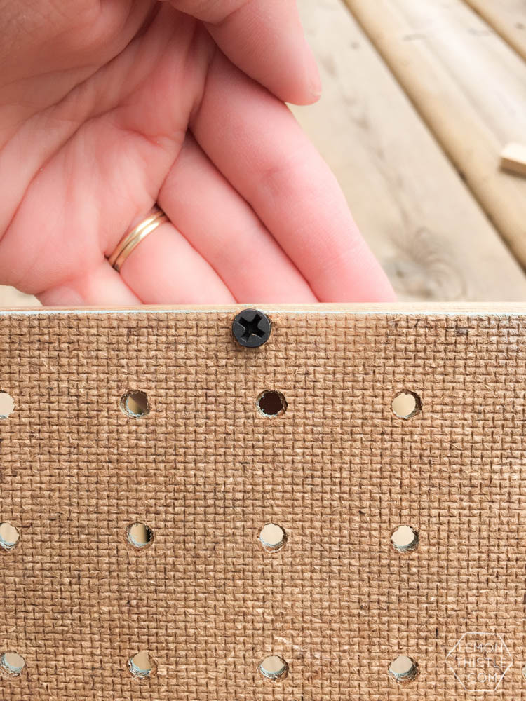 DIY Paintbrush storage board using pegboard- I love this idea! Plus the kids brushes are so smart