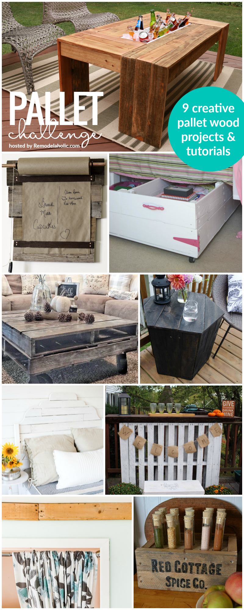 So many great ideas! i can't believe these are all made out of pallets. 